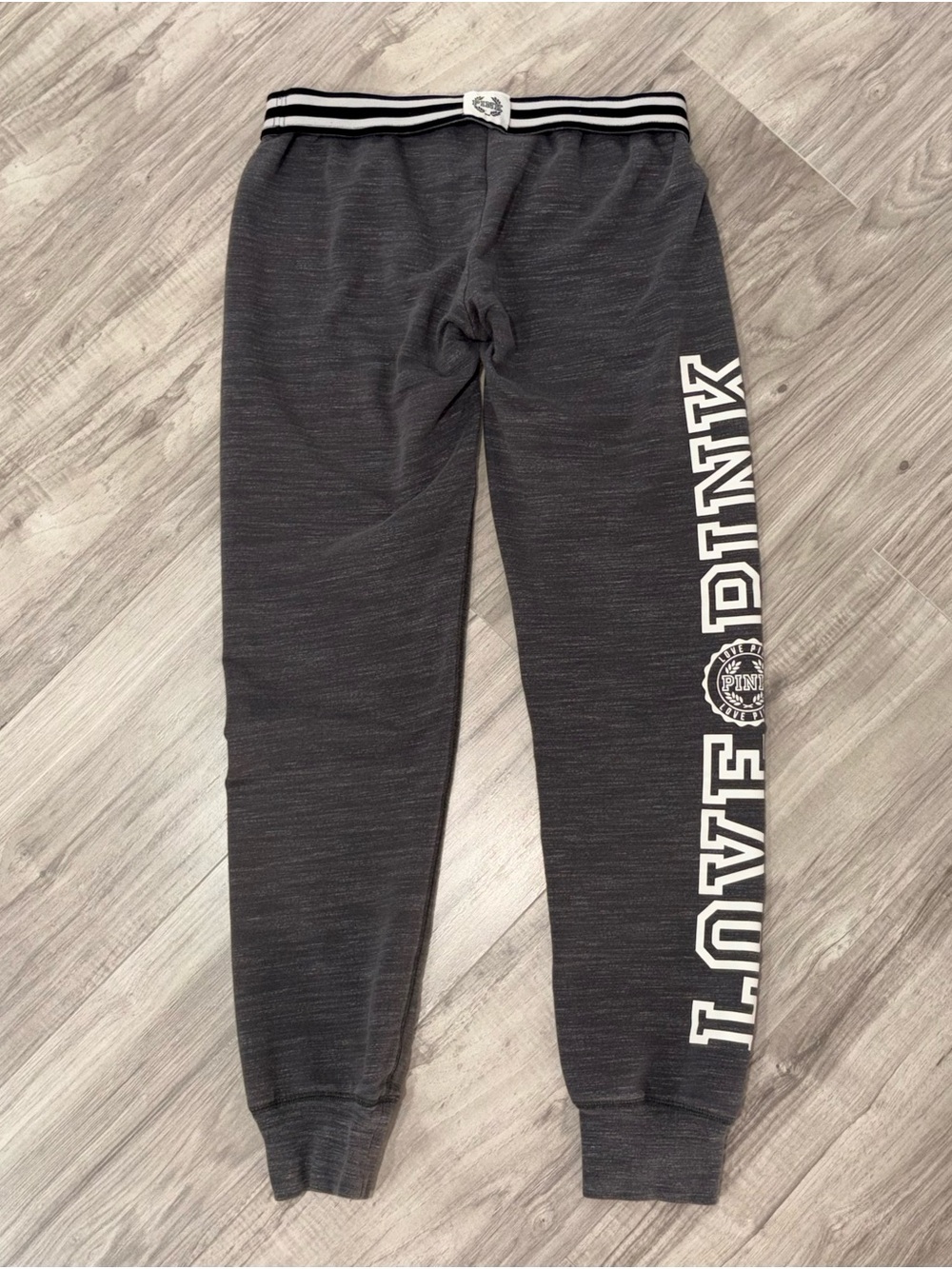 PINK Victorias Secret Gray Joggers S - Picture 3 of 4